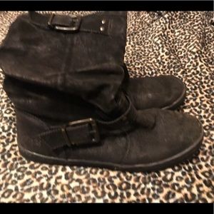 Blowfish Black Slouch Boots